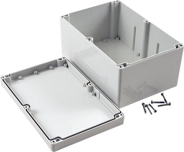 Hammond Electronics 1555VBGY Boîtier universel 240 x 160 x 120 ABS gris 1 pc(s)