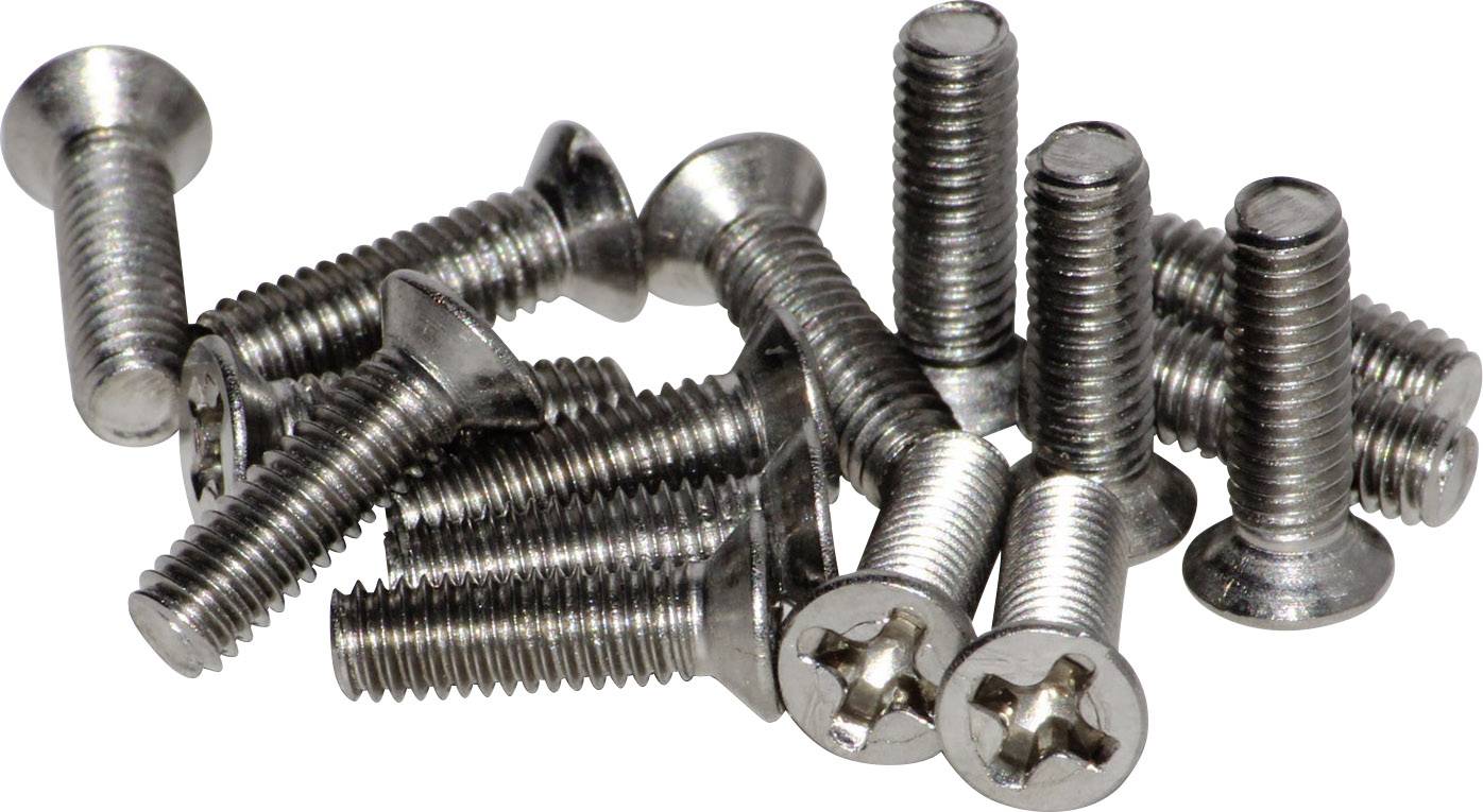 Hammond Electronics 1550MS100 Vis de rechange acier naturel 100 pc(s)