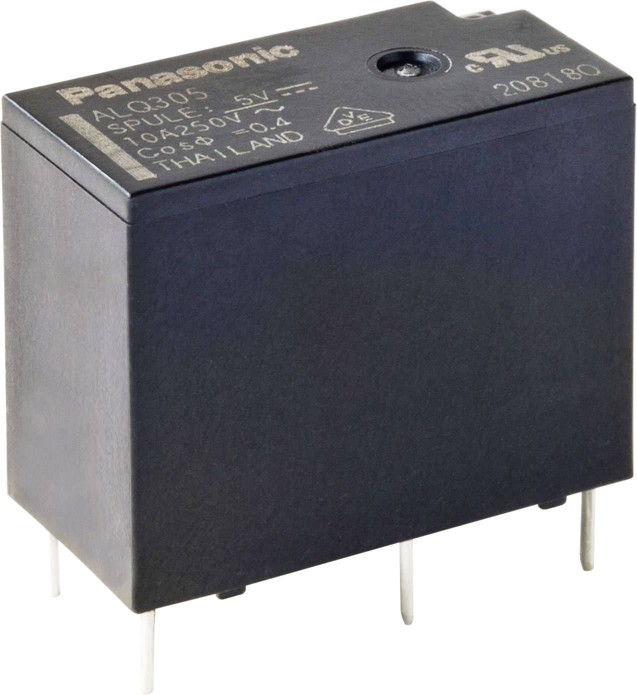 Panasonic ALQ305 Relais pour circuits imprimés 5 V/DC 10 A 1 NO (T) 1 pc(s)