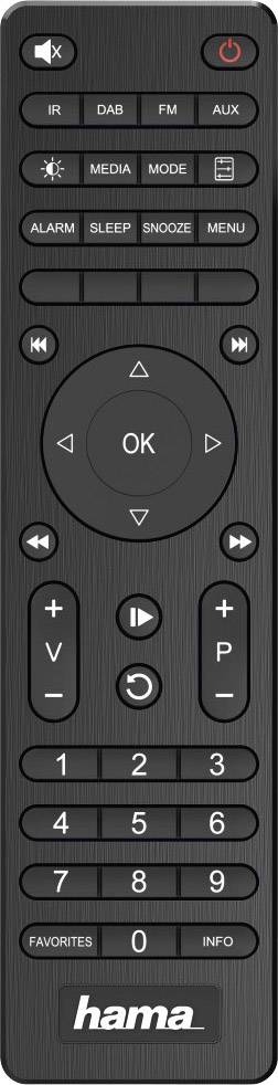 Hama DIT1000MBT Radio de table Internet DAB+, FM AUX, Bluetooth, radio internet, WiFi multiroom noir-5