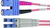TELEGÄRTNER Câble adaptateur duplex 9/125 OS2, 1x SC Duplex - 1x LC Duplex, jaune, 1 m