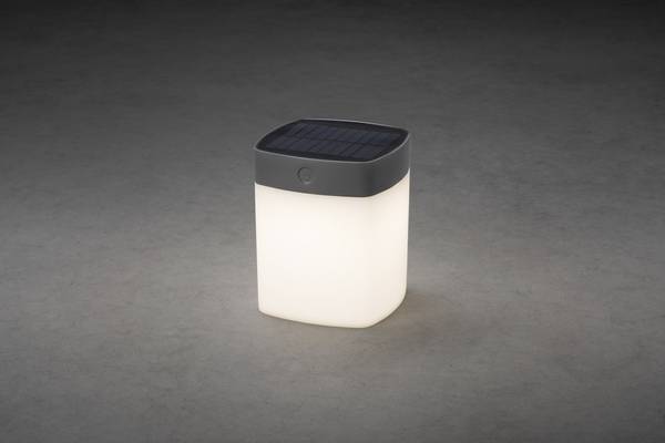 Konstsmide 7806-302 Assisi Lampe de table solaire  1 W blanc chaud  gris