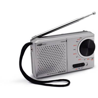 Caliber HPG 311R Radio de poche FM gris-0