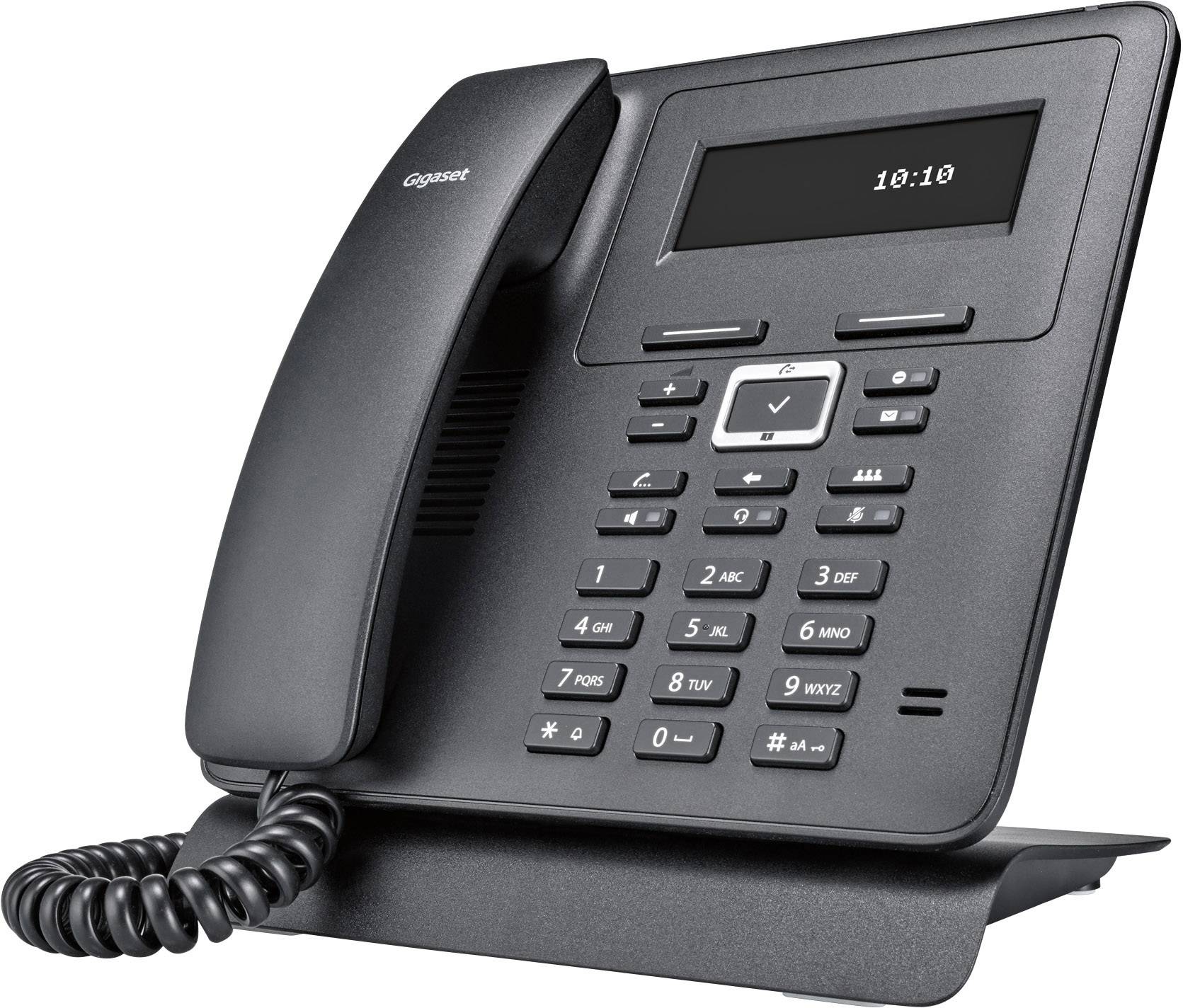 Téléphone Filaire Gigaset DA210 – Modèle Allemand, Montage Mural, Câble 3 M, 10 Numéros Abrégés
