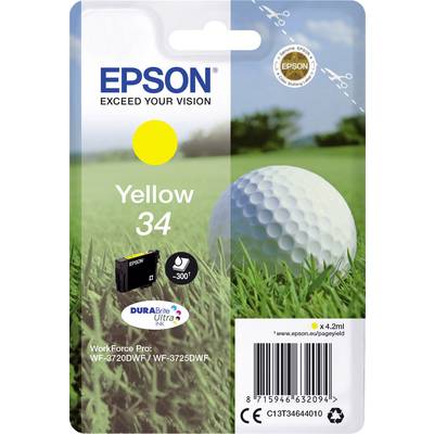 Epson Encre T3464, 34 d'origine  jaune C13T34644010