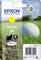 Encre Epson jaune, Modèle 34, pour imprimantes WF-3720DWF/WF-3725DWF, 4,2 ml, Balle de golf et prairie en arrière-plan.