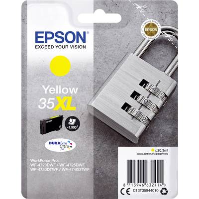 Epson Encre T3594, 35XL d'origine  jaune C13T35944010