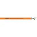 Cordial CCAT 6A INST-ORANGE 100 FRNC Câble réseau CAT 6a U/FTP 8 x 0.26 mm² orange Marchandise vendue au mètre