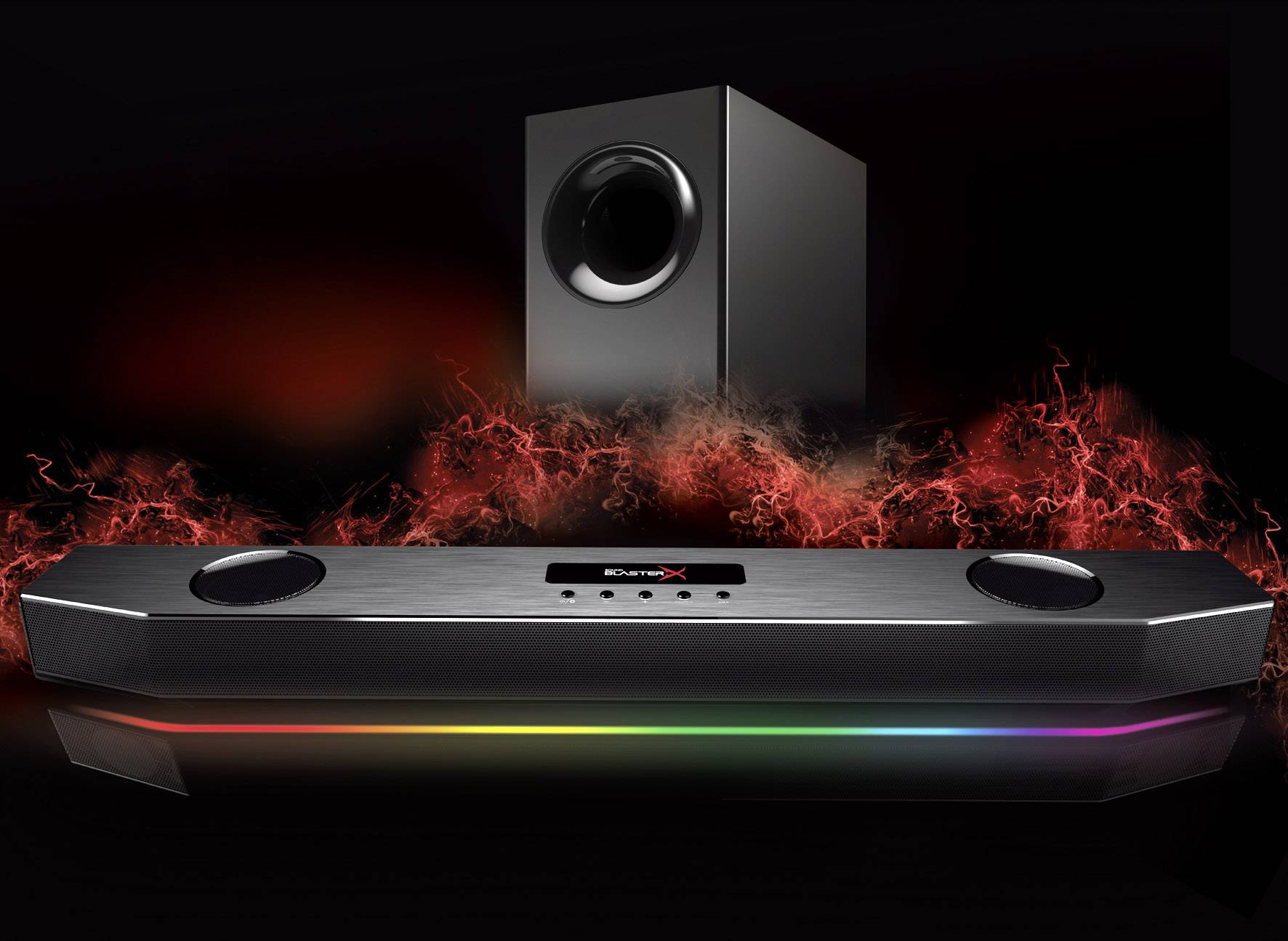 Sound BlasterX Lautsprecher 2.1 Enceintes PC filaire 75 W noir-8