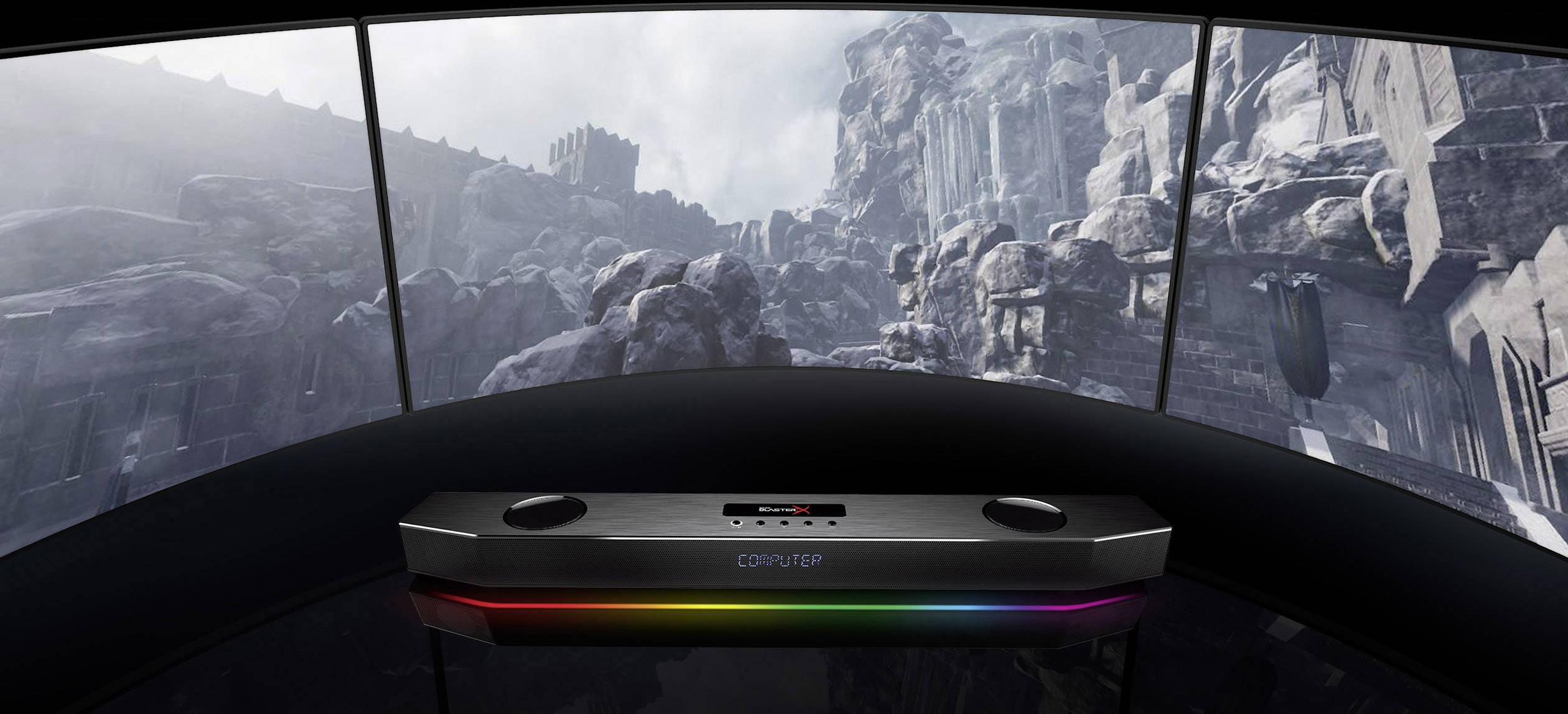 Sound BlasterX Lautsprecher 2.1 Enceintes PC filaire 75 W noir-2