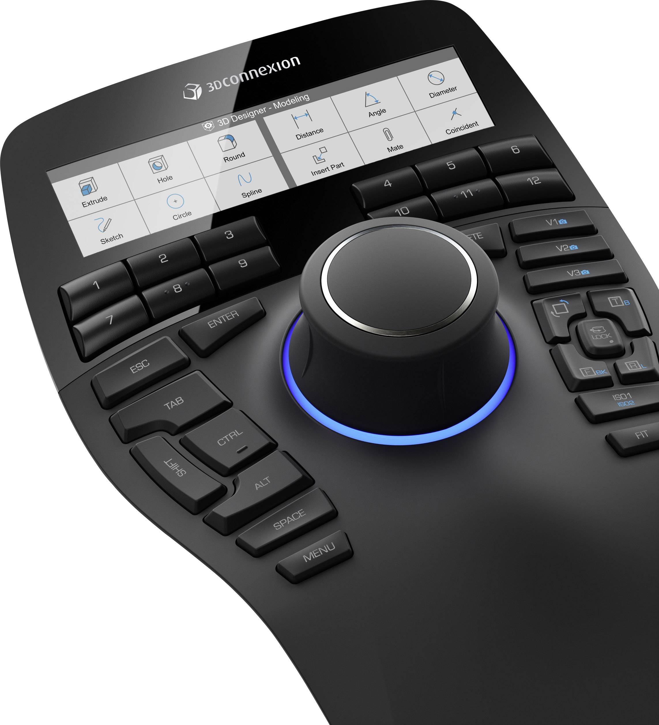 Souris 3D 3Dconnexion SpaceMouse Enterprise 3DX700056 affichage