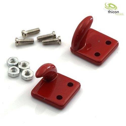 / M6/ 45/ mm rouge Jeu de vis 6/ pans en aluminium/