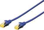 Câble de branchement S-FTP CAT 6A DIGITUS Professional, LSZH, AWG 26/7, paire torsadée, 3 m de long, rouge