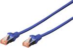 Câble de branchement S-FTP CAT 6 DIGITUS Professional, AWG 27/7, paire torsadée, 5 m de long, jaune