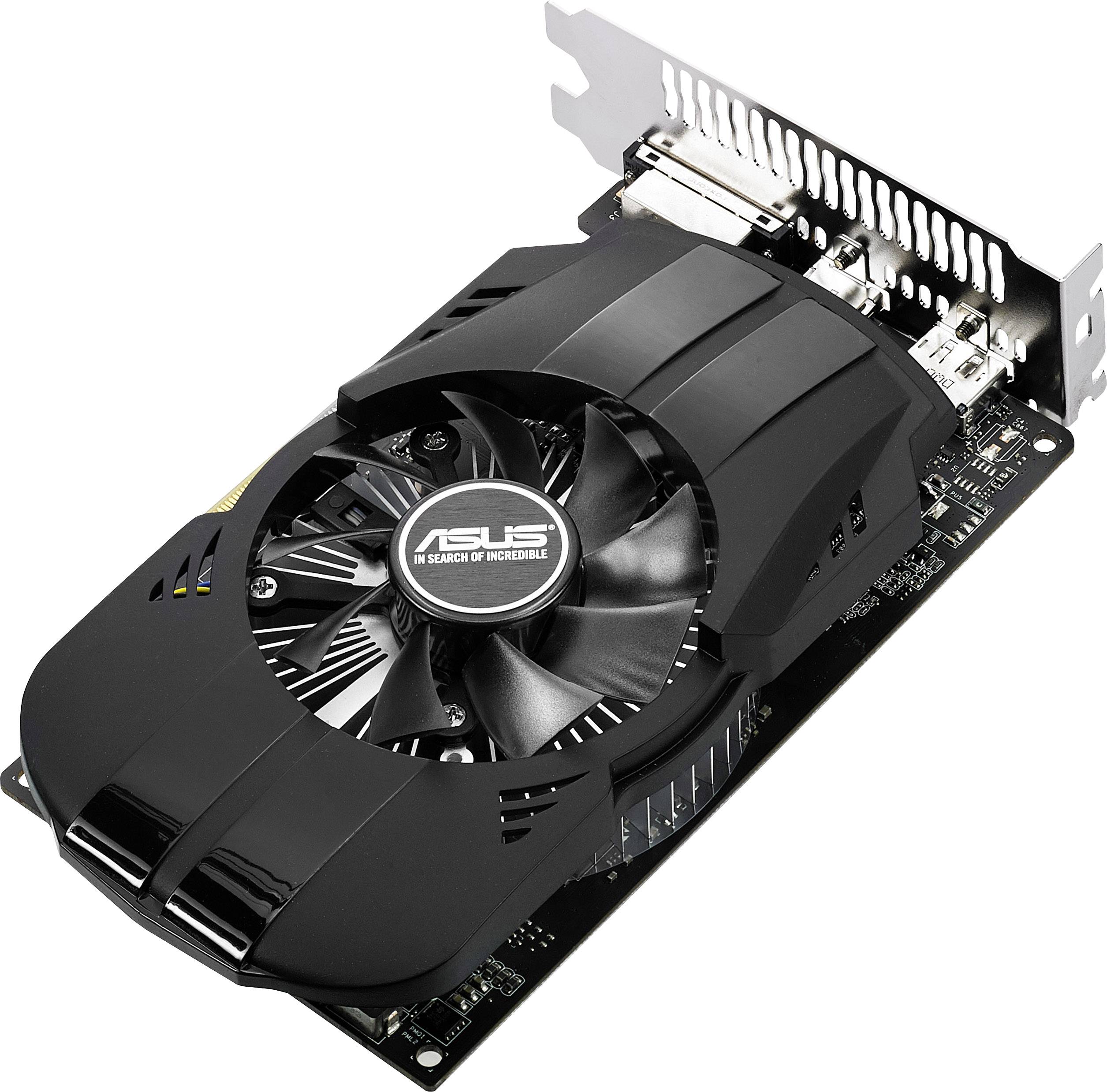 Asustek Computer Carte graphique Nvidia GeForce GTX1050 Ti 4 GB RAM GDDR5 PCIe HDMI™, DVI, DisplayPort-3