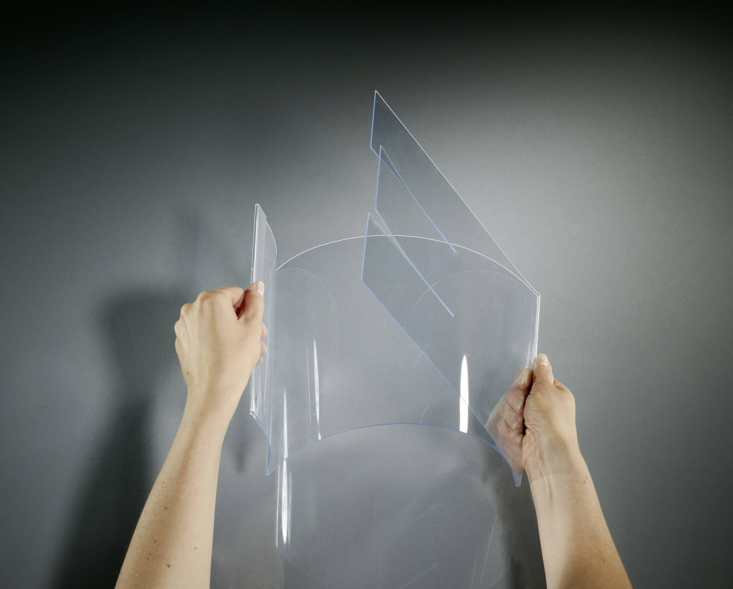 Sigel TA160 Présentoir de table en forme de L Utilisation pour format de papier: DIN A4 transparent 2 pièces/paquet 2 pc-1