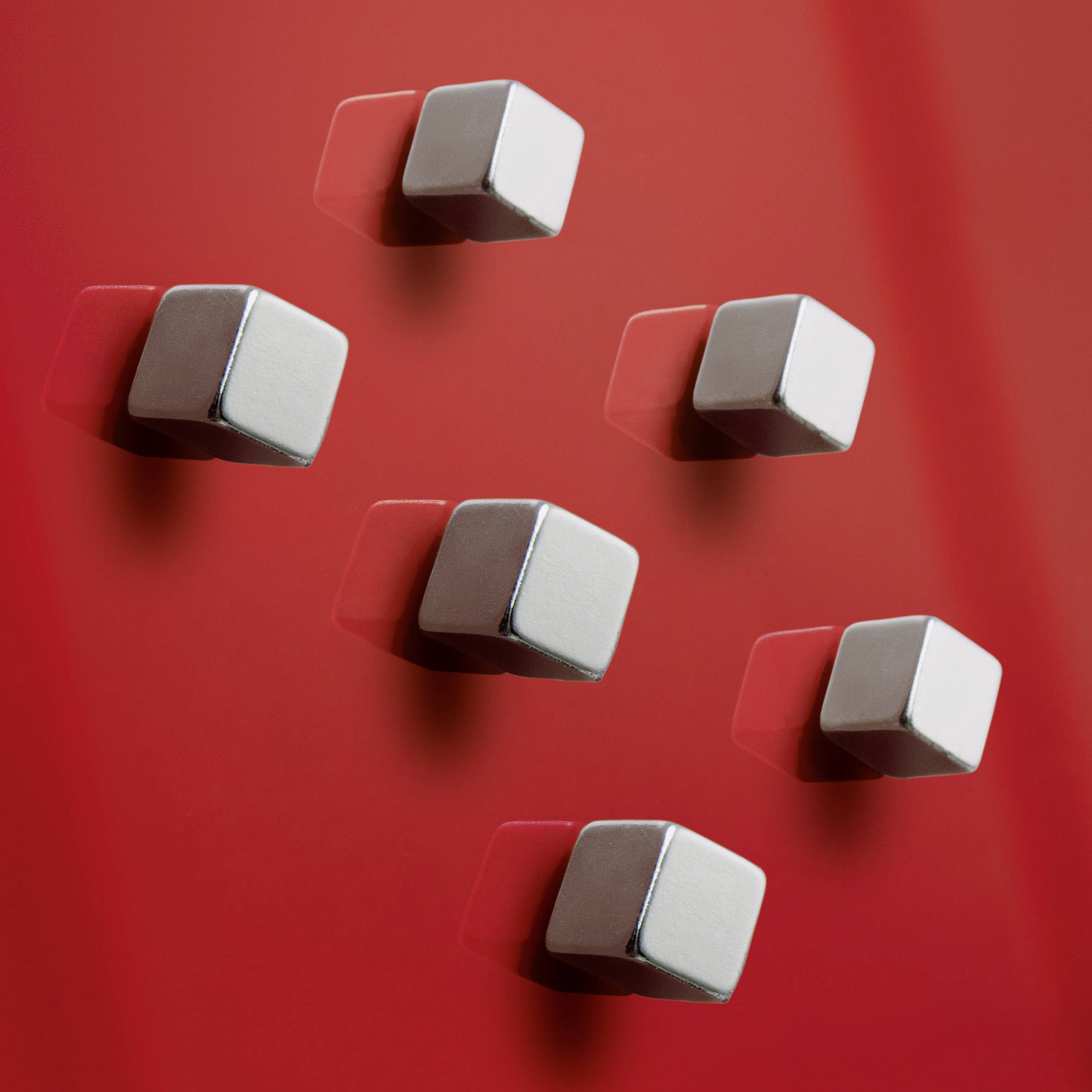 Sigel Aimant C5 "Strong" (l x H x P) 10 x 10 x 10 mm cube argent 6 pc(s) GL192-1