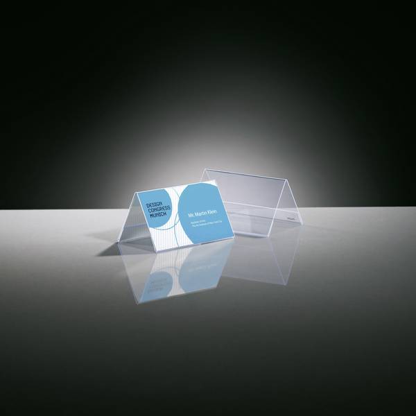 Sigel TA136 TA136 Présentoir de table forme de toit  transparent 10 pièces/paquet 10 pc(s)