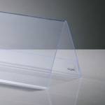 SET de table Sigel TA136, forme de toit, transparent, pour 100x60 mm, 10 pièces
