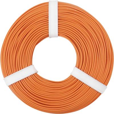 Fil de câblage   125-057 1 x 0.25 mm² orange 50 m