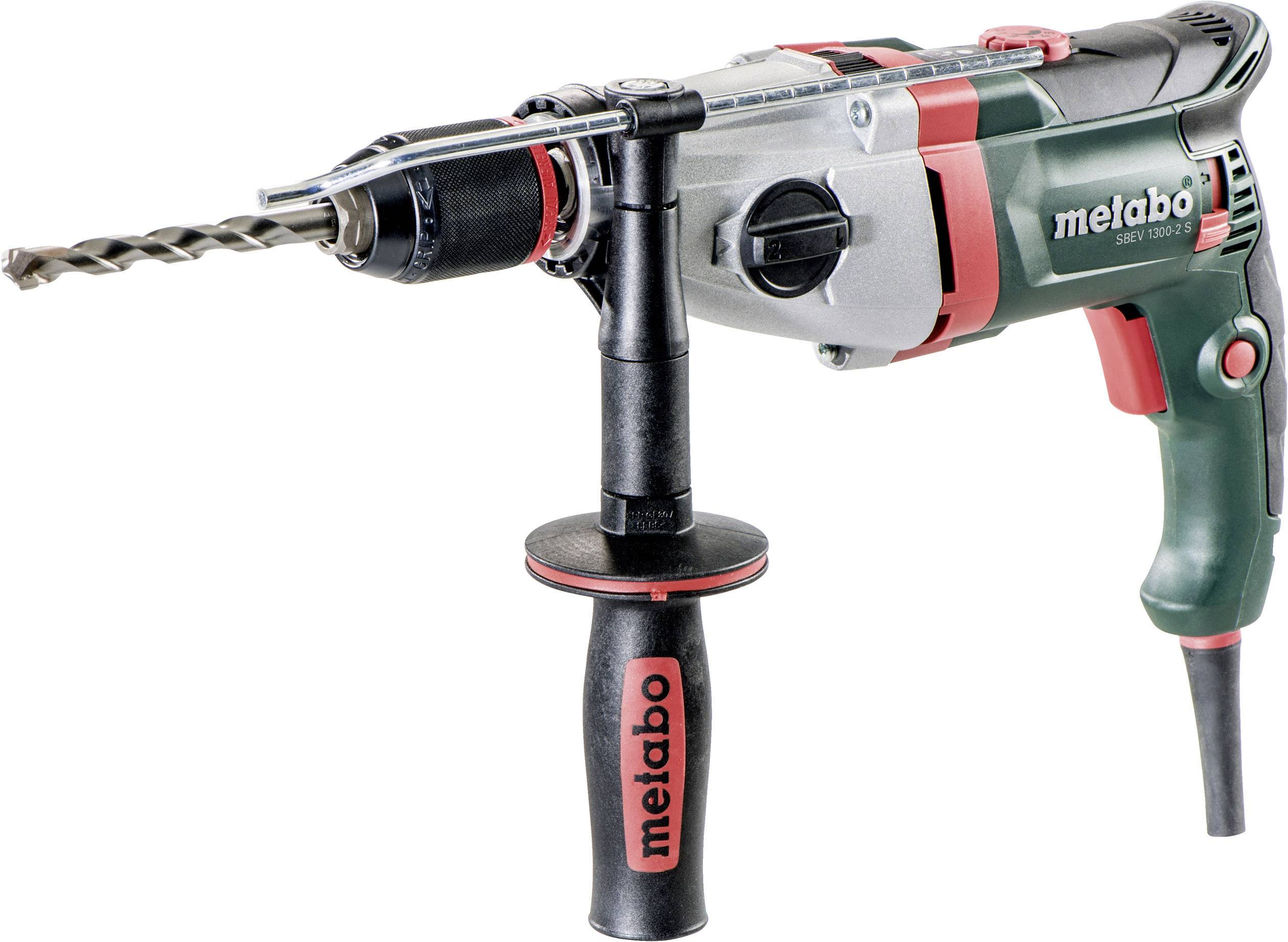 Perceuse à percussion + mallette Metabo SBEV 1300-2 S 600786500 1300 W 2 vitesses 1 pc(s)
