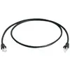 Câble de raccordement réseau informatique RJ45 Telegärtner 100007978 CAT 6a S/FTP noir 1.00 m