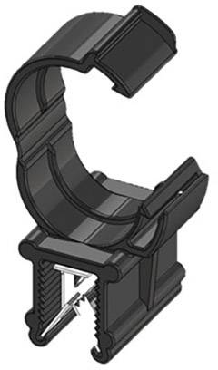 WKK Clip pour bord de tôle enfichable ART005916 Ø du faisceau (serré)=13 mm stabilisé à la chaleur, maintien des câbles 