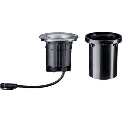 Voici comment c'est simple : 1. Positionnement libre des luminaires. 2. Assembler le système de câblage. 3. Choisir le transformateur en fonction de la puissance totale.' Illustration d'un système d'éclairage de jardin.