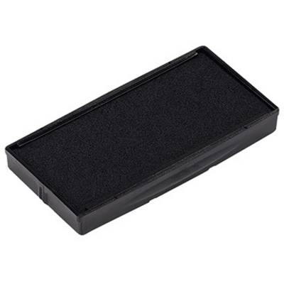 Coussin en mousse noir rectangulaire dans un support en plastique.