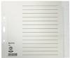 Leitz 1224 Répertoire DIN A4, extra-large blanc Papier satiné gris 15 onglets 12240085