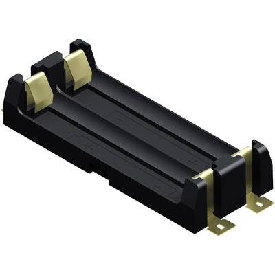 Support de pile 2x LR6 (AA) Keystone Electronics 1012 montage en surface CMS (L x l x H) 69 x 30 x 15 mm