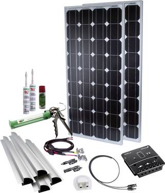 Phaesun Base Camp Three 600193 Kit solaire 200 Wp avec régulateur de charge
