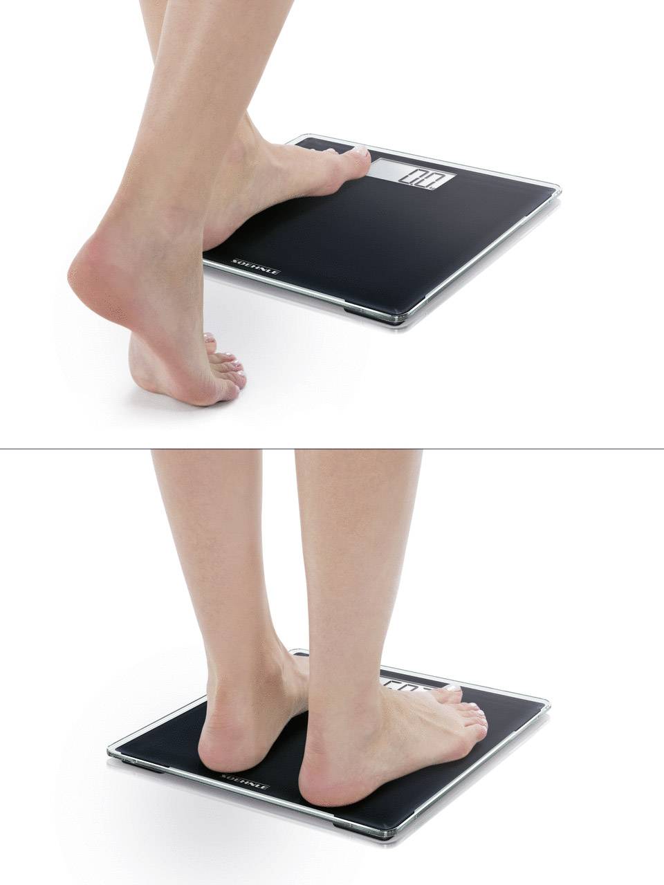 Soehnle Compact 100 Pèse-personne numérique Plage de pesée (max.)=180 kg noir-1