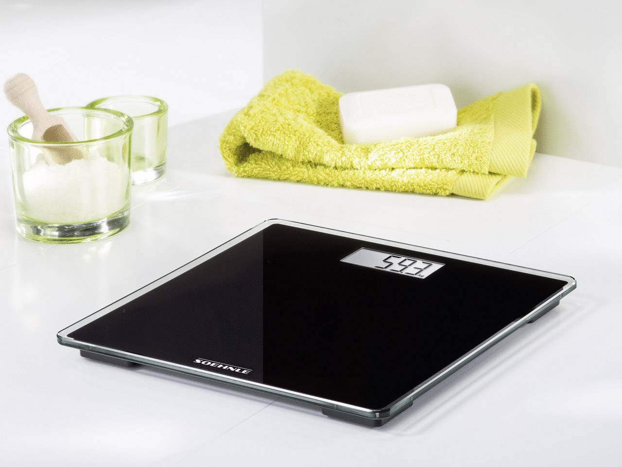 Soehnle Compact 100 Pèse-personne numérique Plage de pesée (max.)=180 kg noir-2