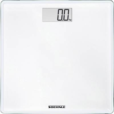 Soehnle Compact 200 Pèse-personne numérique Plage de pesée (max.)=180 kg blanc-0