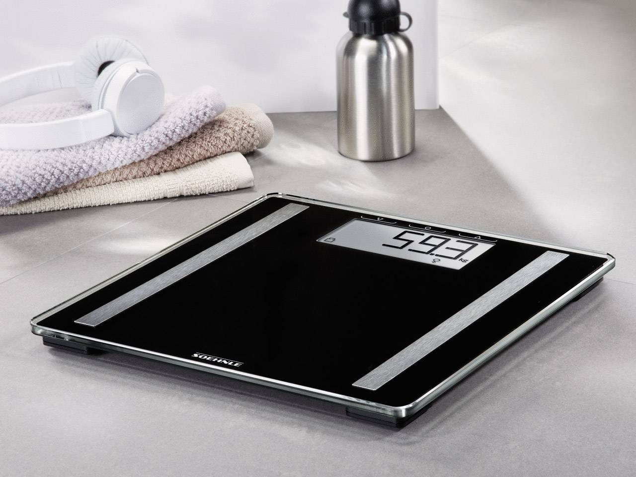 Soehnle Shape Control 100 Balance d'analyse corporelle Plage de pesée (max.)=180 kg noir-2