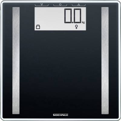 Soehnle Shape Control 100 Balance d'analyse corporelle Plage de pesée (max.)=180 kg noir-0