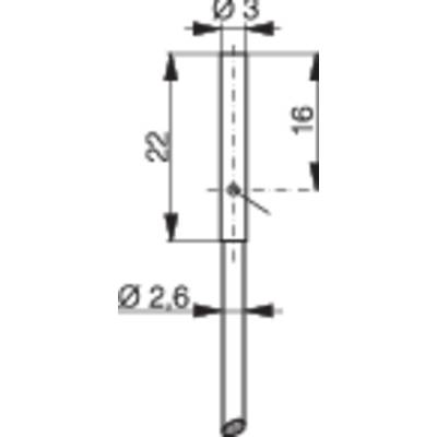 Dessin technique d'un barreau avec des diamètres de Ø2,6 et Ø3, ainsi que des dimensions de longueur de 22 et 19 unités.