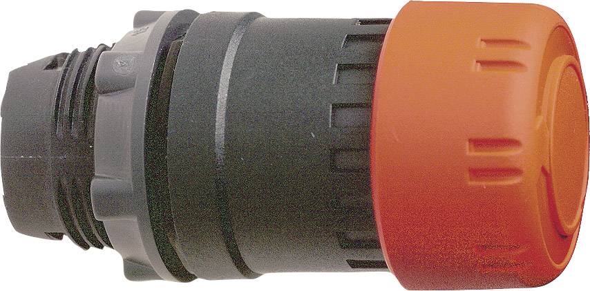Un connecteur noir en plastique avec un capuchon de fermeture rouge, souvent utilisé dans des applications industrielles pour connecter des câbles de manière sécurisée.
