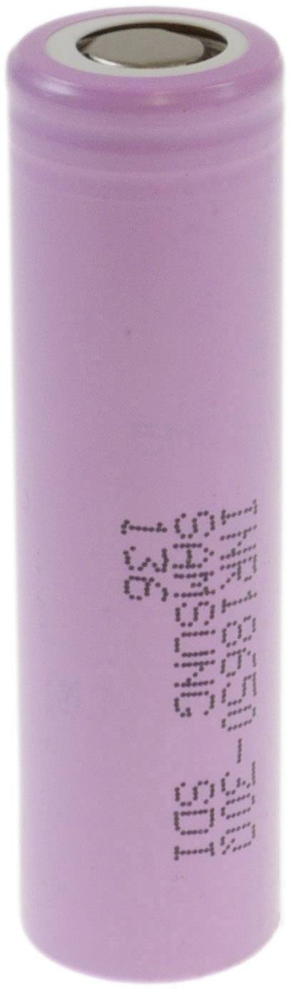 Pile rechargeable spéciale 18650 Samsung INR18650 30Q flat-top, résiste aux courants élevés Li-Ion 3.6 V 3000 mAh 1 pc(s