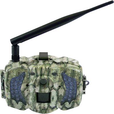 Caméra de chasse Berger & Schröter 3G MMS/GPRS Wild-Kamera 30 Mill. pixel module GSM, LED noires, enregistrement sonore,-0