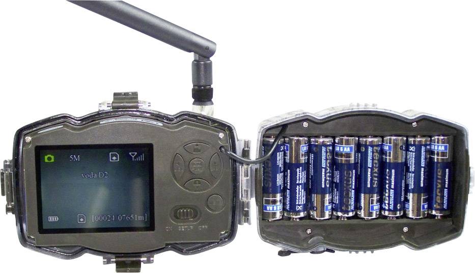 Caméra de chasse Berger & Schröter 3G MMS/GPRS Wild-Kamera 30 Mill. pixel module GSM, LED noires, enregistrement sonore,-2
