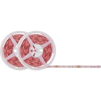 Deux rouleaux avec des bandes de LED rouges, l'un partiellement déroulé.