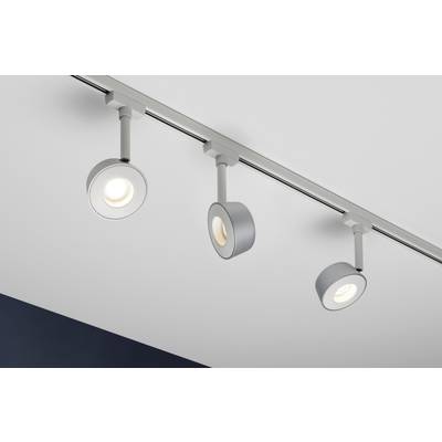Luminaire sur rail haute tension Paulmann Pellet URail LED intégrée 4 W LED blanc, chrome