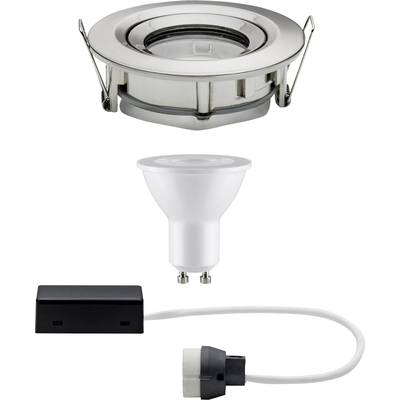 Paulmann Nova Spot encastrable pour salle de bains  LED  GU10 7 W IP65 fer (brossé)