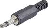Jack 3.5 mm mâle, droit TRU COMPONENTS 1559792 Nombre de pôles: 2 mono noir 1 pc(s)