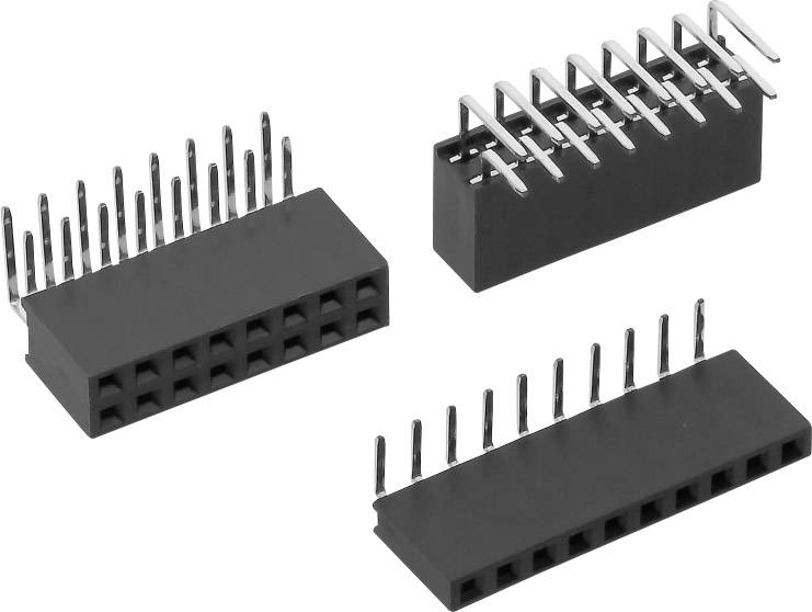 TRU COMPONENTS Barrette femelle (standard) Nbr de rangées: 1 Nombre de pôles par rangée: 3 TC-0318159-03-1-00 1 pc(s)