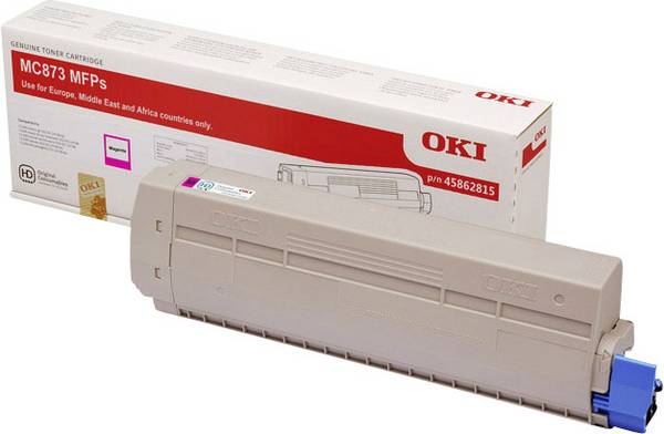 OKI Toner MC873 d'origine  magenta 10000 pages 45862815