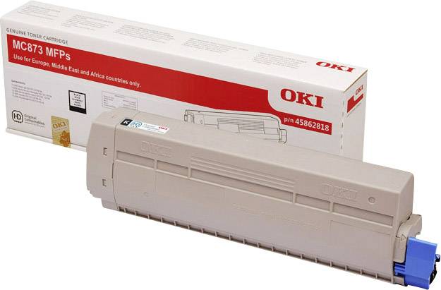 OKI Toner MC873 d'origine noir 15000 pages 45862818-0
