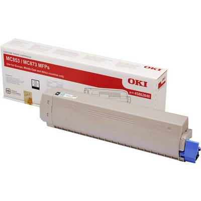 OKI Toner MC853 MC873 d'origine noir 7000 pages 45862840-0